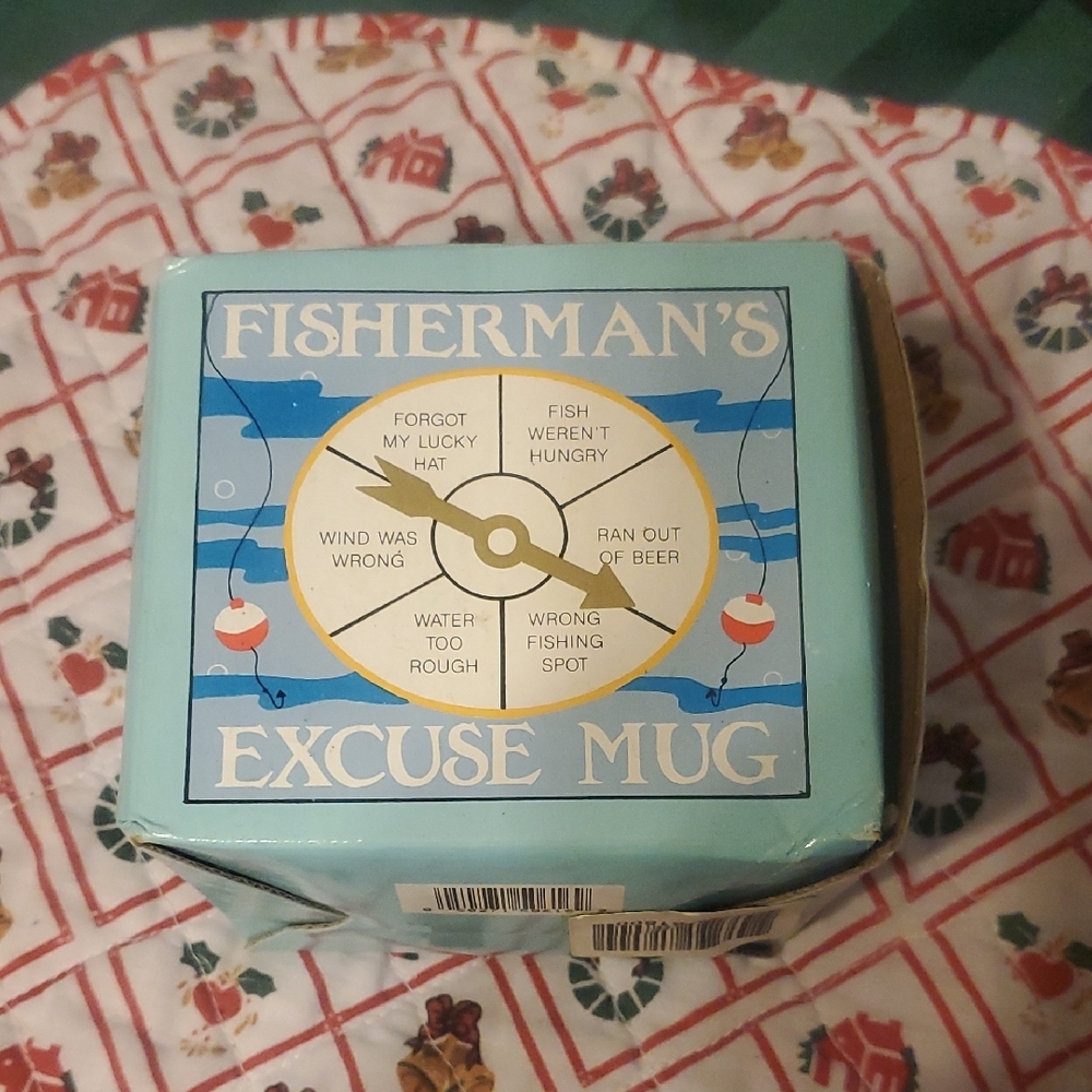 Fisherman's Excuse Mug - Blue